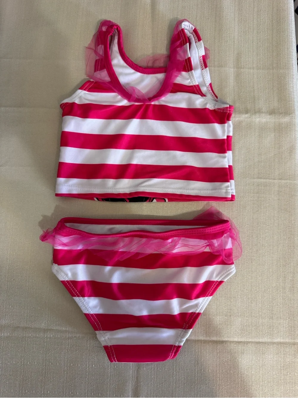 Minnie Mouse Bikini w/ tule ruffles